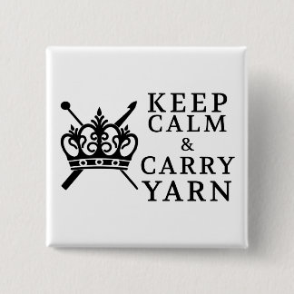 Behalt Calm Carry Yarn ・ Handwerk Button