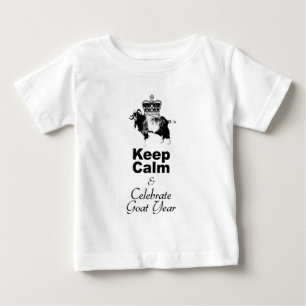 Behalt Calm Celebrate Goat Year Baby White T - Shi T-shirt