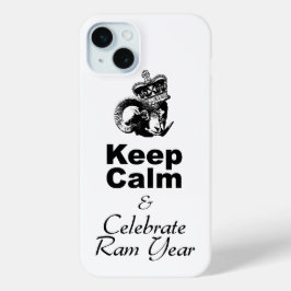 Behalt Calm Celebrate Ram Year iPhone Case