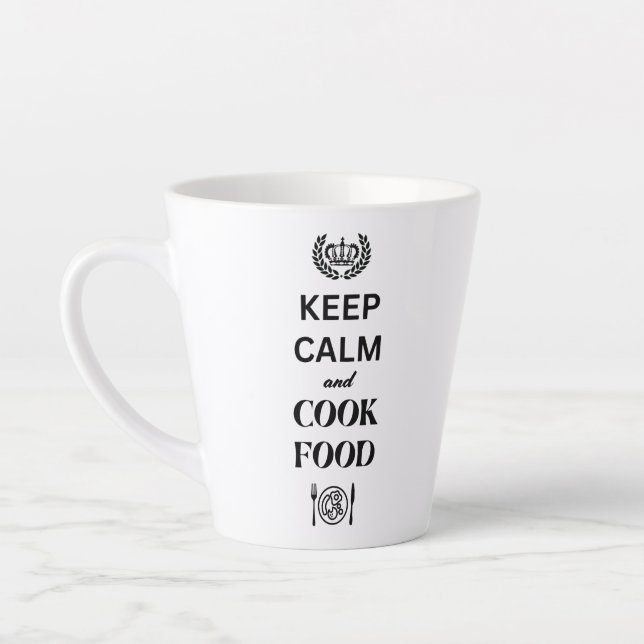 Behalt Calm & Cook Food Latte Tasse (Links)