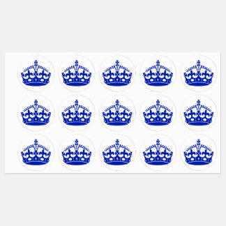 Behalt Calm Crown Blue Etiketten
