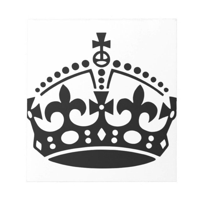 Behalt Calm Crown Notizblock (Vorderseite)