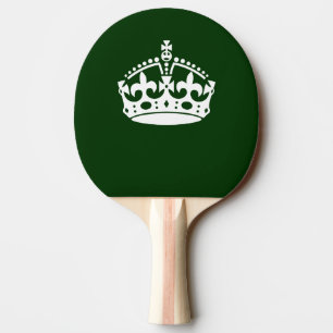 BEHALT CALM CROWN on Green Customizing Tischtennis Schläger