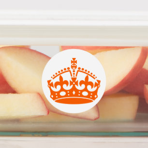 Behalt Calm Crown Orange Etiketten