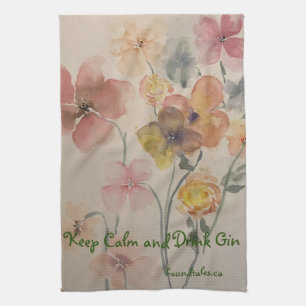 Behalt Calm Drink Gin Küchentücher