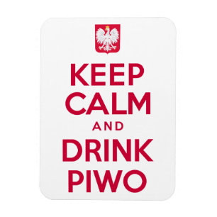 Behalt Calm Drink Piwo Polnisch Magnet