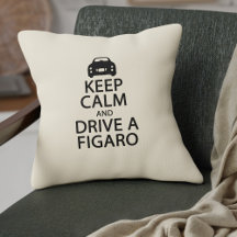 Behalt Calm Drive a Figaro Auto Funny Black and Cr