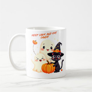 Behalt Calm & Eat Candy- Halloween Kaffeetasse