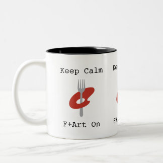Behalt Calm F+Art auf Tasse durch das F+Art Café