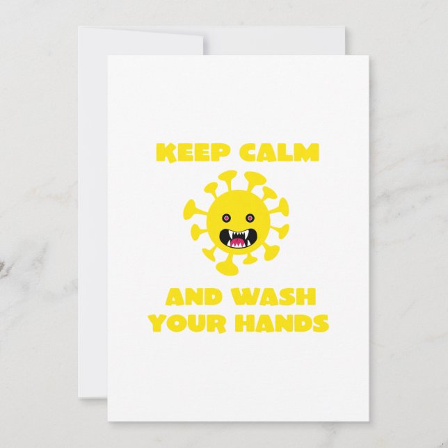 Behalt Calm Feiertagskarte (Vorderseite)