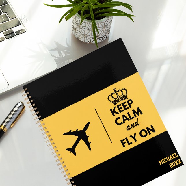 Behalt Calm Fly On, Aviation, Funny Planer (Von Creator hochgeladen)