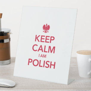 BEHALT CALM I AM POLISH SOCKELSCHILD