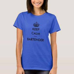 BEHALT CALM I BIN BARKEEPER T - Shirt