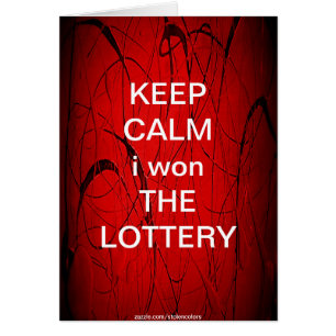 BEHALT CALM i gewann DIE LOTTERY
