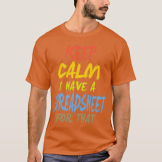 Behalt Calm I habe eine Tabelle für diese 15 T-Shirt