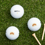 Behalt Calm ich brasse Challah Funny Hanukkah Golfball<br><div class="desc">lustig, Geschenk, Geburtstag, menorah, chanukah, hanukkah, menorah, latke, jewish, Ferien</div>