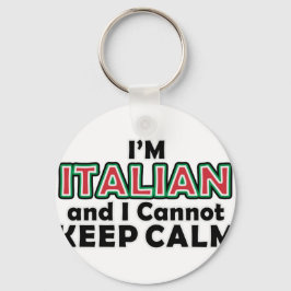 Behalt Calm Italians Schlüsselanhänger