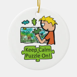 Behalt Calm Jigsaw Puzzle Keramik Ornament