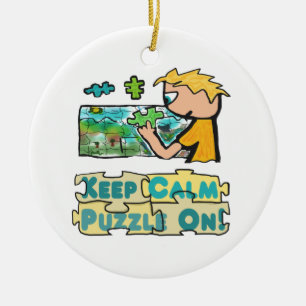 Behalt Calm Jigsaw Puzzle Keramik Ornament