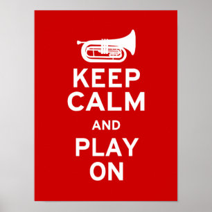 Behalt Calm - Marching Baritone Poster
