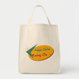 Behalt Calm & Merry on Tragetasche