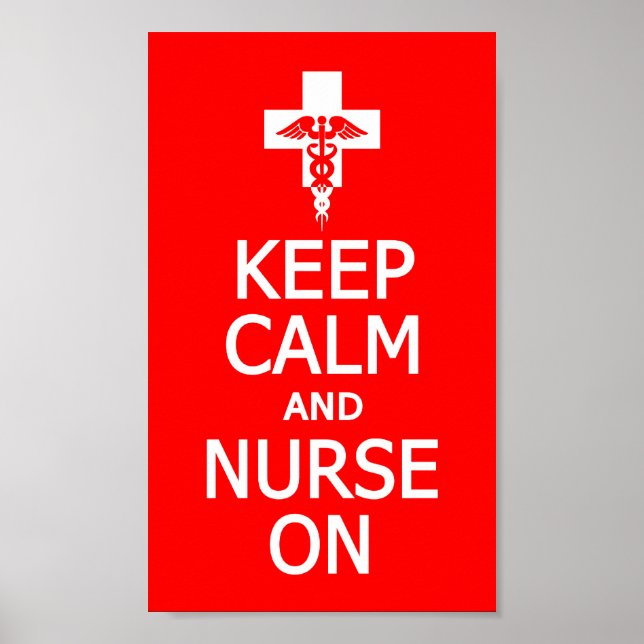 Behalt Calm & Nurse auf Plakat (Vorne)