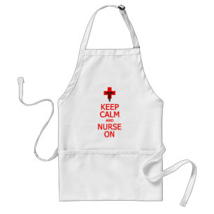 Behalt Calm & Nurse On Schürze - wählen Sie Stil