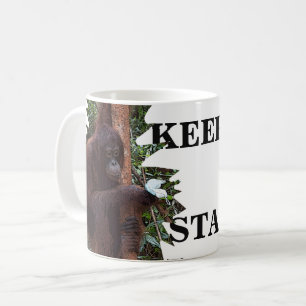 Behalt Calm Orangutan Kaffeetasse