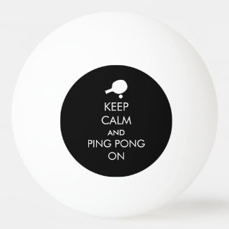 Behalt Calm Ping Pong on Tischtennisball