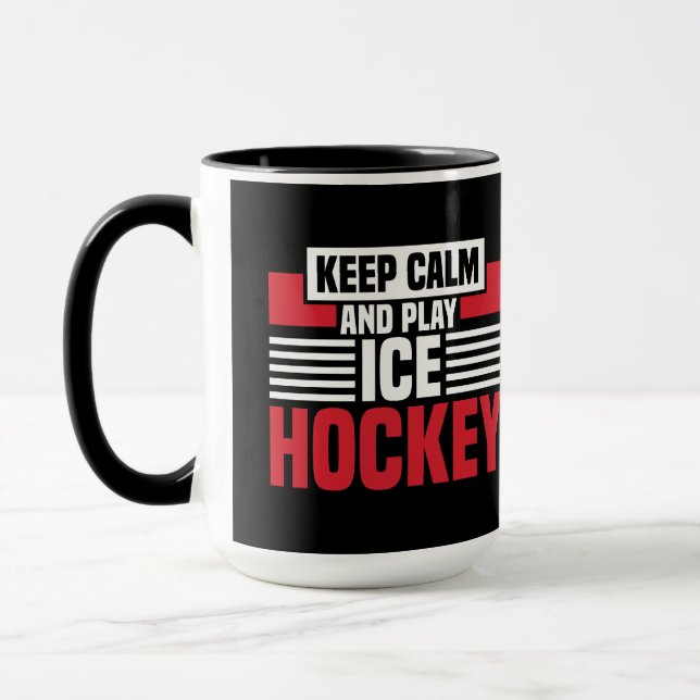 Behalt Calm Play Hockey Tasse (Links)