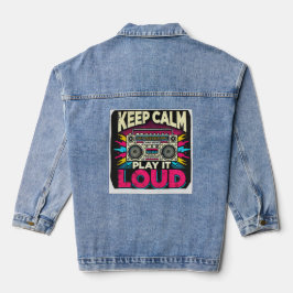 Behalt Calm Play it Loud Jeansjacke