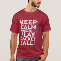 Behalt Calm Play Racket Ball T - Shirt Sportler