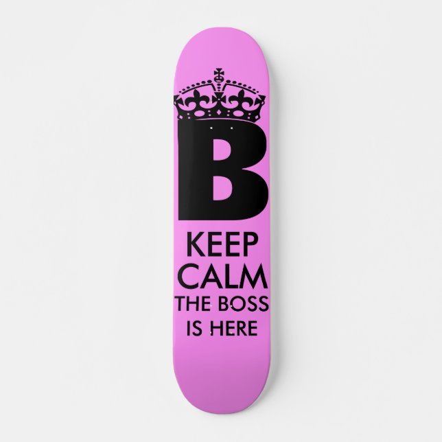 Behalt Calm Queen B ist hier Skateboard (Vorne)