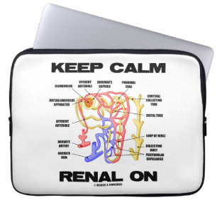 Behalt Calm Renal on (Niere Nephron) Laptopschutzhülle