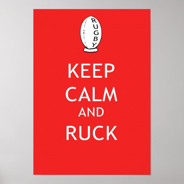 Behalt Calm & Ruck Poster (Vorne)