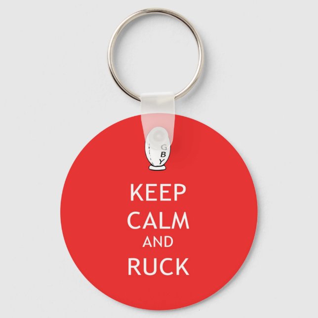 Behalt Calm & Ruck Schlüsselanhänger (Vorderseite)