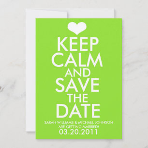 Behalt Calm & Save the Date