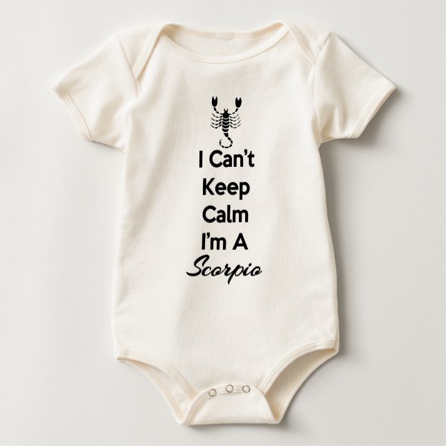 Behalt Calm Scorpio Baby Strampler (Vorderseite)