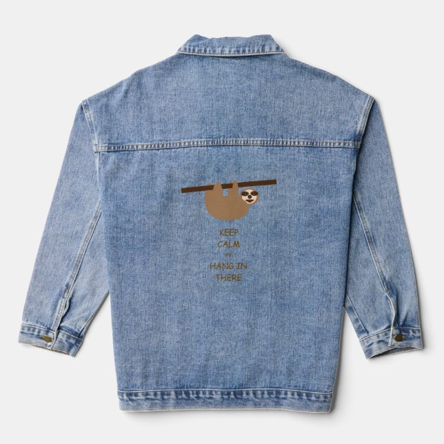 Behalt Calm Sloth Denim Jacket Jeansjacke (Rückseite)
