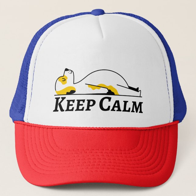 Behalt Calm Trucker Hat Truckerkappe (Vorderseite)