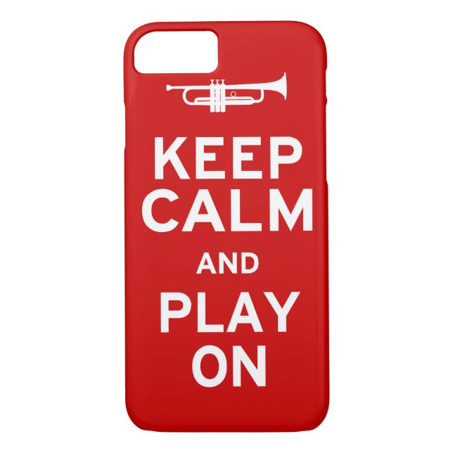 Behalt Calm Trumpet Case-Mate iPhone Hülle (Rückseite)