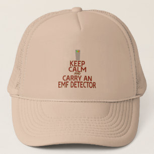 Behalt Calm und Carry an EMF Detector (Parody) Truckerkappe