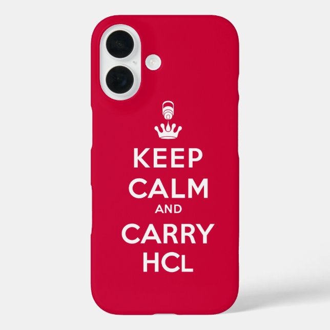 Behalt Calm und Carry HCl Case-Mate iPhone Hülle (Rückseite)