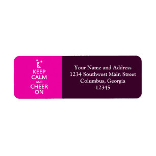 Behalt Calm und Cheer On, Cheerleader Pink