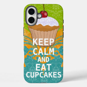 BEHALT CALM UND esse Cupcakes-change aqua in belie iPhone 16 Plus Hülle