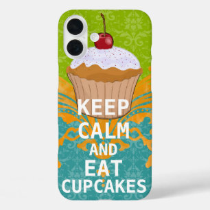 BEHALT CALM UND esse Cupcakes-change aqua in belie iPhone 16 Plus Hülle