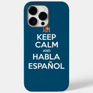 Behalt Calm und Habla Español Case-Mate iPhone 14 Pro Max Hülle