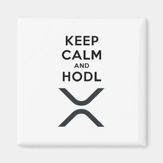 Behalt Calm und Hodl Ripple Magnet