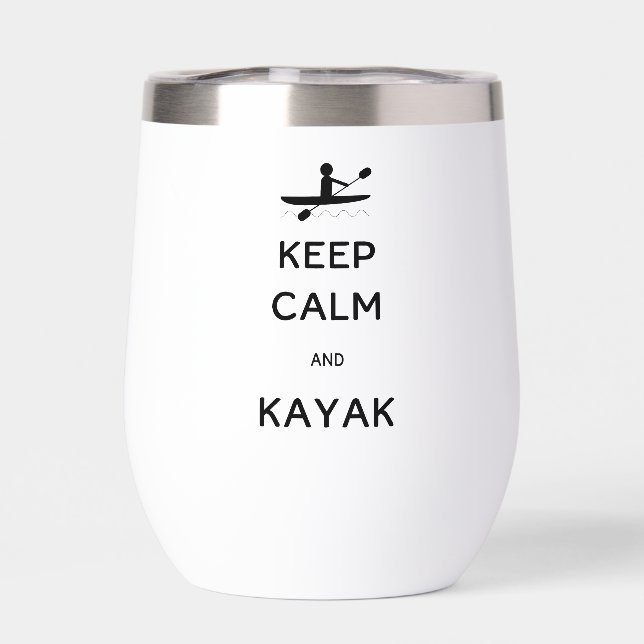 Behalt Calm und Kayak (Rückseite)