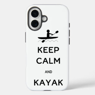 Behalt Calm und Kayak iPhone 16 Hülle